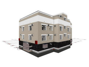 Архитектурный проект двухэтажного офисного здания