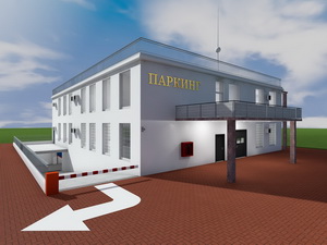 Проект трехэтажного подземно-надземного гаража