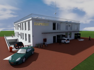 Проект трехэтажного подземно-надземного гаража