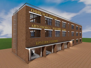 Проект автомобильной мойки с магазином, кафе и офисом