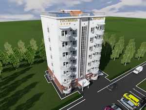 Проект семиэтажной гостиницы