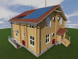 Проект дома из сруба