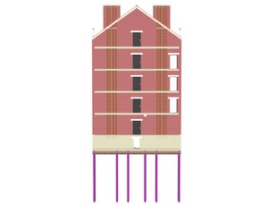 Вентиляционные каналы четырехэтажного дома