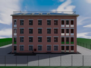 Проект сейсмостойкого одноподъездного четырехэтажного дома на 19 квартир
