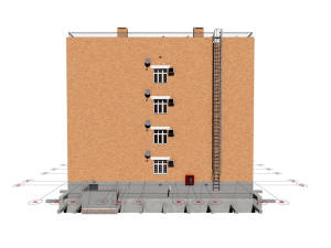Проект четырехэтажного многоквартирного дома