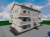 Готовый проект сейсмостойкого трехэтажного дома на 9 квартир для детей-сиро