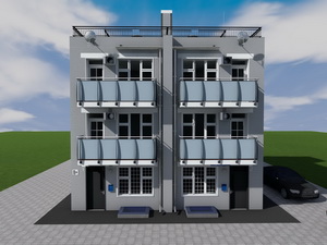 Архитектурный проект дуплекса