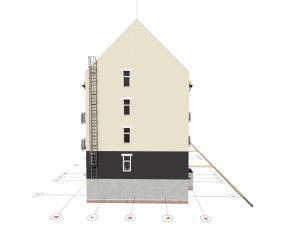 Трехэтажный сейсмоустойчивый таунхаус - 10 блокированных домов