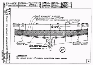 Ендова при уклонах кровель 1/8, 1/12 и 1/20