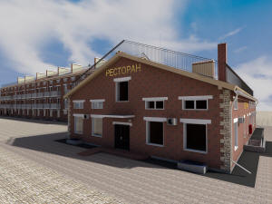 Главный фасад ресторана