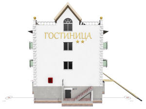 Разрез гостиницы