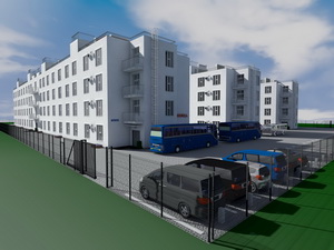 Готовый проект четырехэтажной сейсмостойкой гостиницы