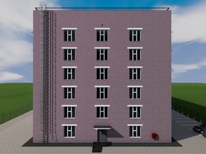 Проект сейсмоустойчивого одноподъездного шестиэтажного дома на 144 квартиры