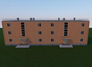 3D вид дома