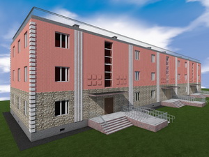 3D вид дома