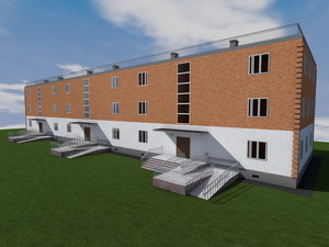 3D вид дома