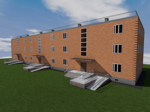 3D вид дома