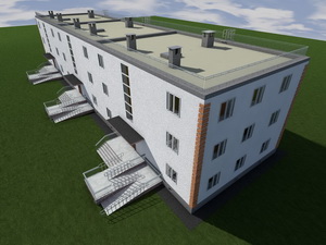 3D вид дома