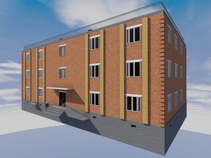 3D вид дома