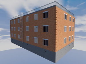 3D вид дома