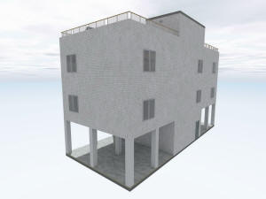 3D вид дома